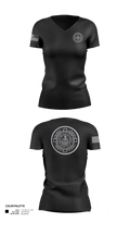 PA S.I.T.E. STATE AGENTS PRIVATE POLICE 2518977 Women's Short Sleeve V-neck Shirt - 22