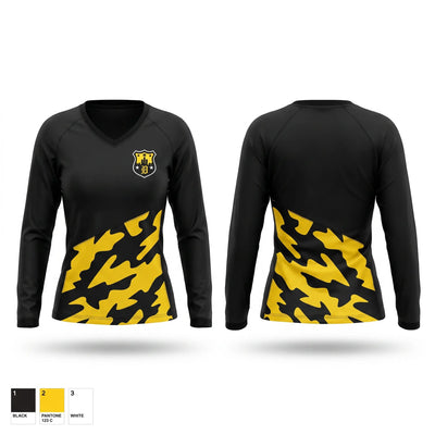 Detroit bodyguards protection unit Women's Long Sleeve V-neck Shirt - 1