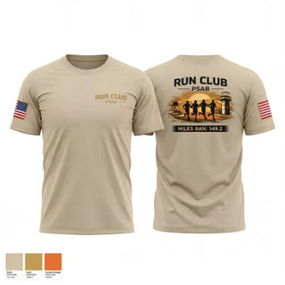 Old School Cotton Feel Shirt, RUN CLUB (PSAB), Air Force, Teamtime, Team time, sublimation, custom sports apparel, team uniforms, spirit wear, spiritwear, sports uniforms, custom shirts, team store, custom team store, fundraiser sports, apparel fundraiser