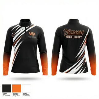 Quarter Zip Jacket, William Paterson Field Hockey, Field Hockey, Teamtime, Team time, sublimation, custom sports apparel, team uniforms, spirit wear, spiritwear, sports uniforms, custom shirts, team store, custom team store, fundraiser sports, apparel fundraiser