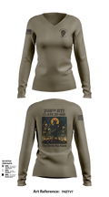 208th RTI MED TRNG CO Class 25-002 54968999 Women's Long Sleeve V-neck Shirt - 101