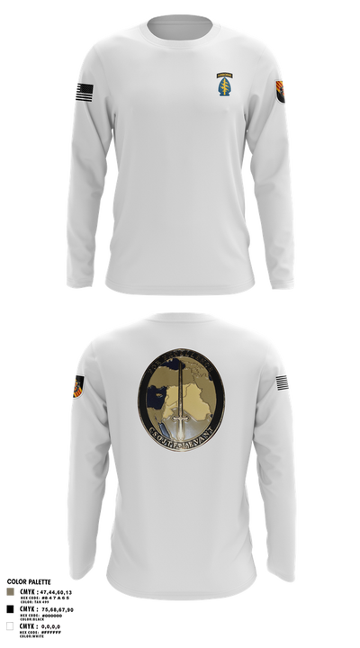 5th Special Forces Group 48922041 Long Sleeve Performance Shirt 2