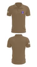 100 Battalion 442 Infantry 61089224 Short Sleeve Performance Polo - 7