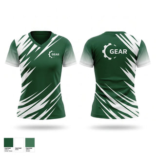 Womens Short Sleeve Vneck Shirt, GEAR, Cross Country, Teamtime, Team time, sublimation, custom sports apparel, team uniforms, spirit wear, spiritwear, sports uniforms, custom shirts, team store, custom team store, fundraiser sports, apparel fundraiser