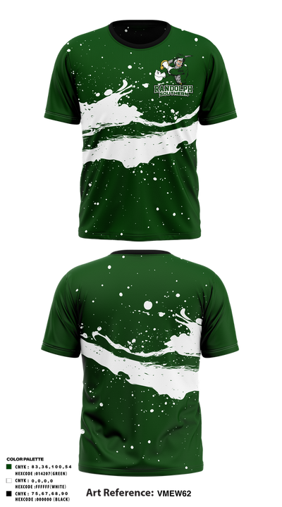 Randolph Southern Senior High School 54411855 Old School Cotton Feel Shirt - 1