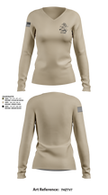 1345 20694842 Women's Long Sleeve V-neck Shirt - 5