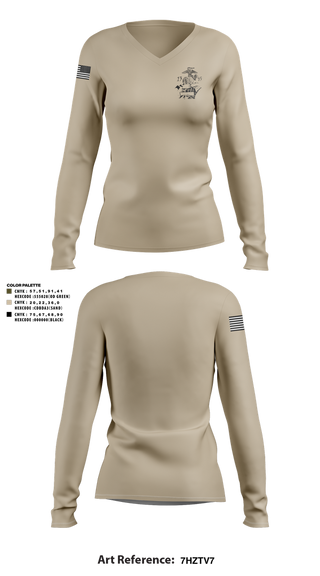 Womens Long Sleeve Vneck Shirt, 1345, Marines, Teamtime, Team time, sublimation, custom sports apparel, team uniforms, spirit wear, spiritwear, sports uniforms, custom shirts, team store, custom team store, fundraiser sports, apparel fundraiser