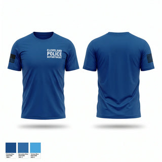 Short Sleeve Performance Shirt, Cleveland Police Department, Police, Teamtime, Team time, sublimation, custom sports apparel, team uniforms, spirit wear, spiritwear, sports uniforms, custom shirts, team store, custom team store, fundraiser sports, apparel fundraiser