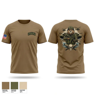 Old School Cotton Feel Shirt, B Co 1-18th, Army, Teamtime, Team time, sublimation, custom sports apparel, team uniforms, spirit wear, spiritwear, sports uniforms, custom shirts, team store, custom team store, fundraiser sports, apparel fundraiser