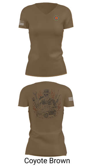 Womens Short Sleeve Vneck Shirt, 4th Combat Engineer Battalion A Co, Marines, Teamtime, Team time, sublimation, custom sports apparel, team uniforms, spirit wear, spiritwear, sports uniforms, custom shirts, team store, custom team store, fundraiser sports, apparel fundraiser