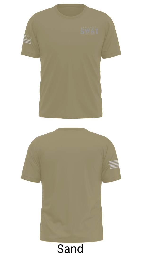 Old School Cotton Feel Shirt, Escambia County Sheriff’s Office, , Teamtime, Team time, sublimation, custom sports apparel, team uniforms, spirit wear, spiritwear, sports uniforms, custom shirts, team store, custom team store, fundraiser sports, apparel fundraiser