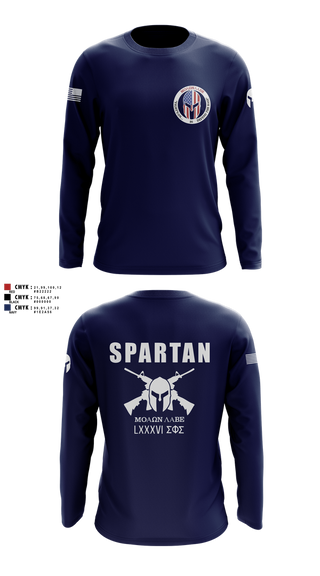 Long Sleeve Performance Shirt, 86 Security Forces Squadron, Air Force, Teamtime, Team time, sublimation, custom sports apparel, team uniforms, spirit wear, spiritwear, sports uniforms, custom shirts, team store, custom team store, fundraiser sports, apparel fundraiser