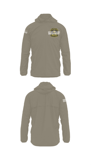 Windbreaker, LE ROY POLICE DEPARTMENT, Police, Teamtime, Team time, sublimation, custom sports apparel, team uniforms, spirit wear, spiritwear, sports uniforms, custom shirts, team store, custom team store, fundraiser sports, apparel fundraiser