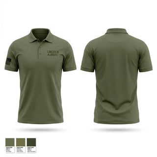 Short Sleeve Performance Polo, LINCOLN AJROTC, Army, Teamtime, Team time, sublimation, custom sports apparel, team uniforms, spirit wear, spiritwear, sports uniforms, custom shirts, team store, custom team store, fundraiser sports, apparel fundraiser