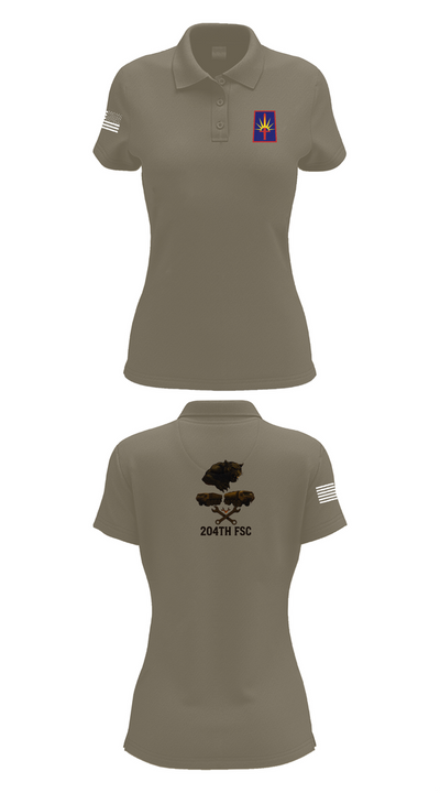 204thFSC 28842654 Women's Short Sleeve Performance Polo  - 71