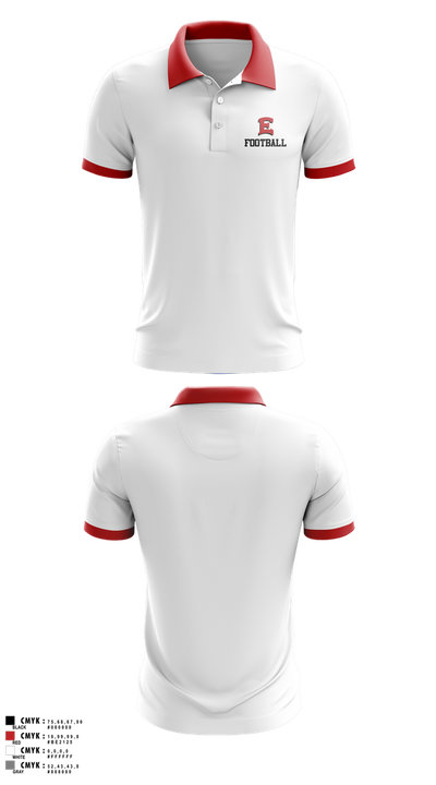 East Scarlets Football 34807751 Short Sleeve Performance Polo - 1