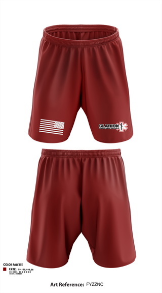 Athletic Shorts With Pockets, Clarion Ambulance Service, EMS/EMT, Teamtime, Team time, sublimation, custom sports apparel, team uniforms, spirit wear, spiritwear, sports uniforms, custom shirts, team store, custom team store, fundraiser sports, apparel fundraiser