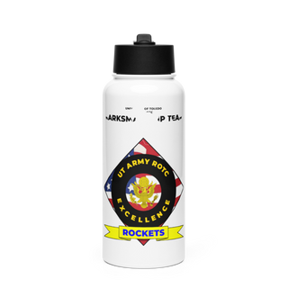 University of Toledo Army Marksmanship Unit 95742667 Stainless Steel Water Bottle with a Straw Lid