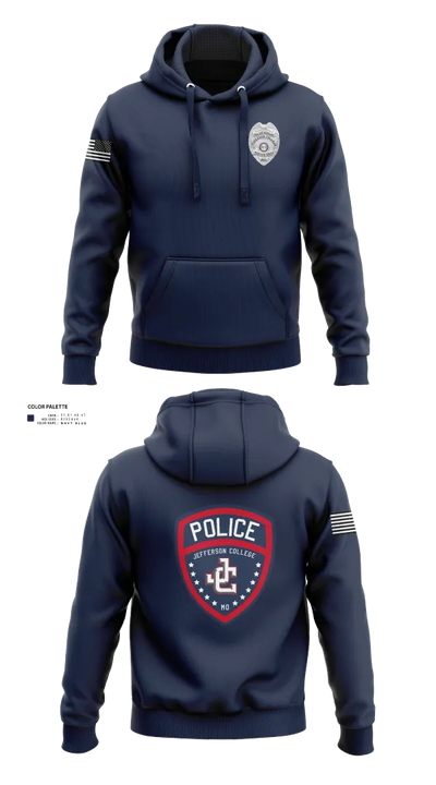 Jefferson College Police Department 39962708 Hoodie - 22