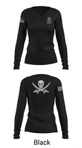 321 CRS 14466918 Women's Long Sleeve V-neck Shirt - 37