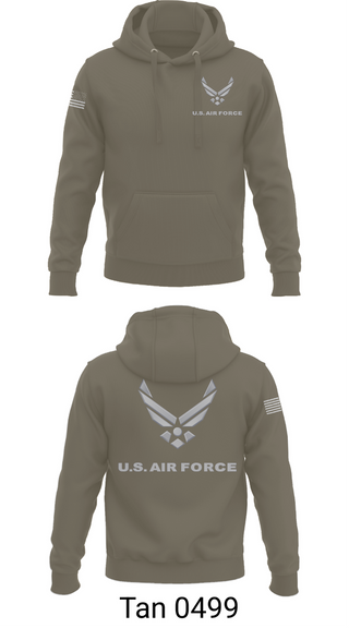 Hoodie, USAF Volunteer, Air Force, Teamtime, Team time, sublimation, custom sports apparel, team uniforms, spirit wear, spiritwear, sports uniforms, custom shirts, team store, custom team store, fundraiser sports, apparel fundraiser