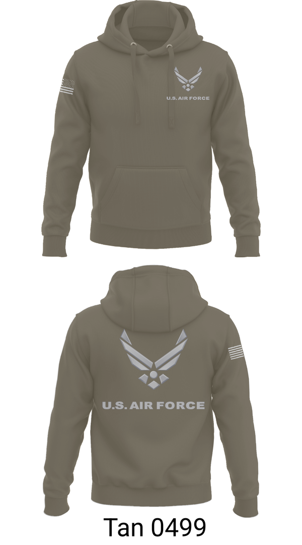 Hoodie, USAF Volunteer, Air Force, Teamtime, Team time, sublimation, custom sports apparel, team uniforms, spirit wear, spiritwear, sports uniforms, custom shirts, team store, custom team store, fundraiser sports, apparel fundraiser
