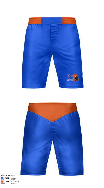 Mt Ararat Brunswick Wrestling 31396339 Fight Shorts - 1