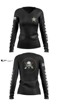 Special Investigations Bureau 29855961 Women's Long Sleeve V-neck Shirt - 1