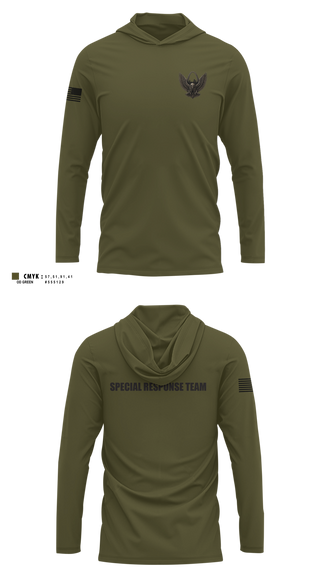 Long Sleeve Hooded Sun Shirt, St. Louis SRT, Police, Teamtime, Team time, sublimation, custom sports apparel, team uniforms, spirit wear, spiritwear, sports uniforms, custom shirts, team store, custom team store, fundraiser sports, apparel fundraiser