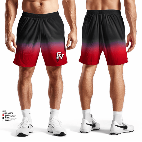 Athletic Shorts With Pockets, Big Reds, Track & Field, Teamtime, Team time, sublimation, custom sports apparel, team uniforms, spirit wear, spiritwear, sports uniforms, custom shirts, team store, custom team store, fundraiser sports, apparel fundraiser