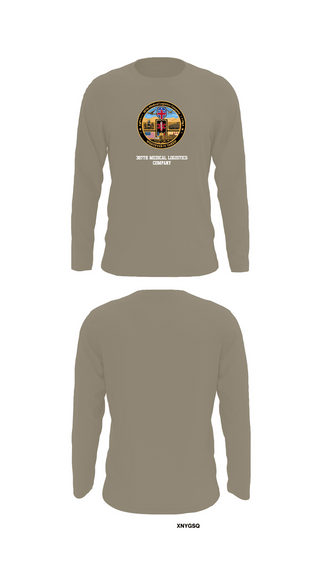 Long Sleeve Performance Shirt, 387th Medical Logistics Company, Army, Teamtime, Team time, sublimation, custom sports apparel, team uniforms, spirit wear, spiritwear, sports uniforms, custom shirts, team store, custom team store, fundraiser sports, apparel fundraiser