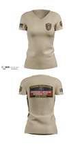 Sicangu Nation Tribal Defense Solutions Emergency Medical Response Unit (SNTDS‑EMRU) 83471508 Women's Short Sleeve V-neck Shirt - 4