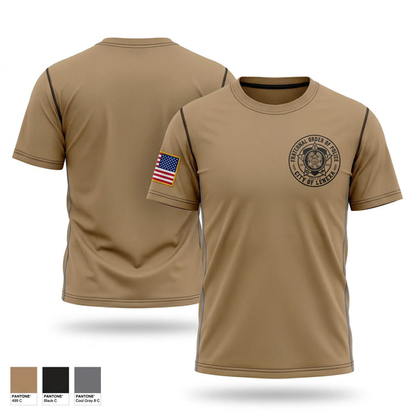 Old School Cotton Feel Shirt, Lenexa Fraternal Order of Police, Police, Teamtime, Team time, sublimation, custom sports apparel, team uniforms, spirit wear, spiritwear, sports uniforms, custom shirts, team store, custom team store, fundraiser sports, apparel fundraiser