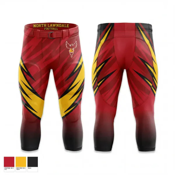 Football Pants, North Lawndale College Prep, , Teamtime, Team time, sublimation, custom sports apparel, team uniforms, spirit wear, spiritwear, sports uniforms, custom shirts, team store, custom team store, fundraiser sports, apparel fundraiser