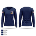 Smithtown Fire Department Engine Company 1 Women's Long Sleeve V-neck Shirt - 1