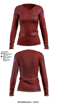 2ND MRBN 38702698 Women's Long Sleeve V-neck Shirt - 1