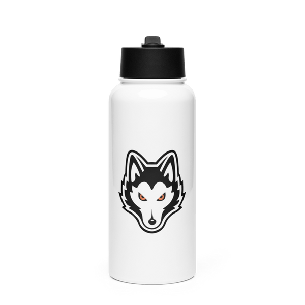 Pawhuska High School Baseball 83401467 Stainless Steel Water Bottle with a Straw Lid