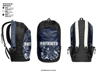 Gear Bag, Patriots, Men's Basketball, Teamtime, Team time, sublimation, custom sports apparel, team uniforms, spirit wear, spiritwear, sports uniforms, custom shirts, team store, custom team store, fundraiser sports, apparel fundraiser