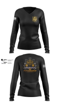 Pittsburgh Police NFL Draft 2026 29567296 Women's Long Sleeve V-neck Shirt - 100