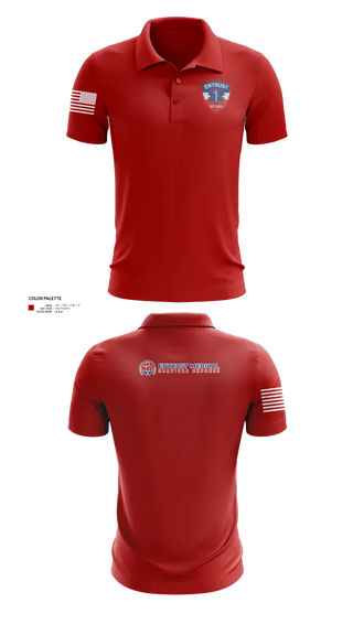 Short Sleeve Performance Polo, Entrust Medical Services Express, EMS/EMT, Teamtime, Team time, sublimation, custom sports apparel, team uniforms, spirit wear, spiritwear, sports uniforms, custom shirts, team store, custom team store, fundraiser sports, apparel fundraiser