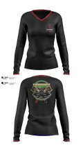 Warhammer Fitness 76156026 Women's Long Sleeve V-neck Shirt - 2