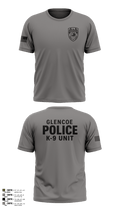 GLENCOE POLICE DEPARTMENT K9 67742238 Old School Cotton Feel Shirt - 6