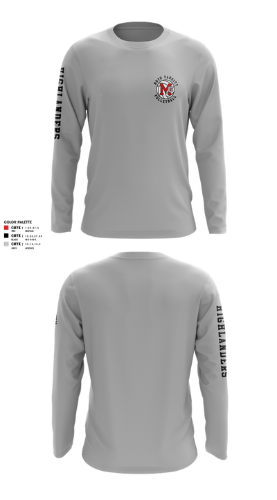 McLean High School Boys Volleyball 48768744 Long Sleeve Performance Shirt 11