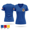 Grand Isle Volunteer Fire Department Women's Short Sleeve V-neck Shirt - 1