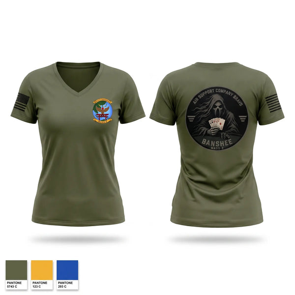 Womens Short Sleeve Vneck Shirt, MASS-2, Marines, Teamtime, Team time, sublimation, custom sports apparel, team uniforms, spirit wear, spiritwear, sports uniforms, custom shirts, team store, custom team store, fundraiser sports, apparel fundraiser
