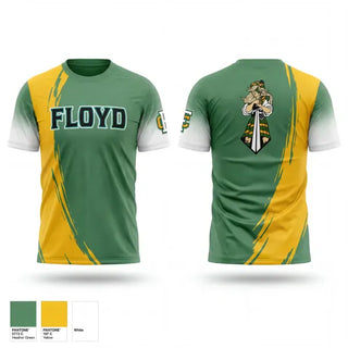 Old School Cotton Feel Shirt, Floyd Central, Women's Volleyball, Teamtime, Team time, sublimation, custom sports apparel, team uniforms, spirit wear, spiritwear, sports uniforms, custom shirts, team store, custom team store, fundraiser sports, apparel fundraiser