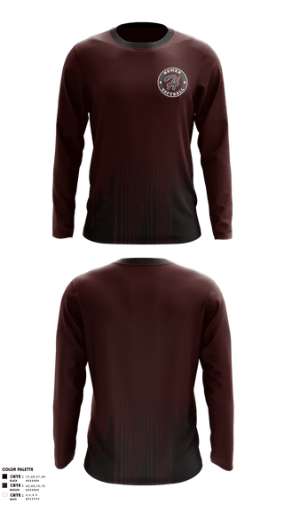 Long Sleeve Performance Shirt, Homer Heat, Softball, Teamtime, Team time, sublimation, custom sports apparel, team uniforms, spirit wear, spiritwear, sports uniforms, custom shirts, team store, custom team store, fundraiser sports, apparel fundraiser