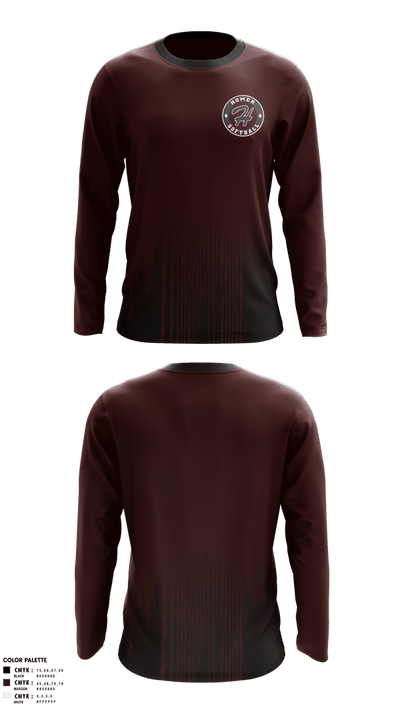 Homer Heat 373131 Long Sleeve Performance Shirt 1