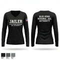 JAILER Women's Long Sleeve V-neck Shirt - 1