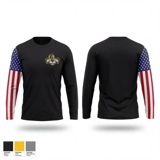 Long Sleeve Performance Shirt, Black Knights, Army, Teamtime, Team time, sublimation, custom sports apparel, team uniforms, spirit wear, spiritwear, sports uniforms, custom shirts, team store, custom team store, fundraiser sports, apparel fundraiser